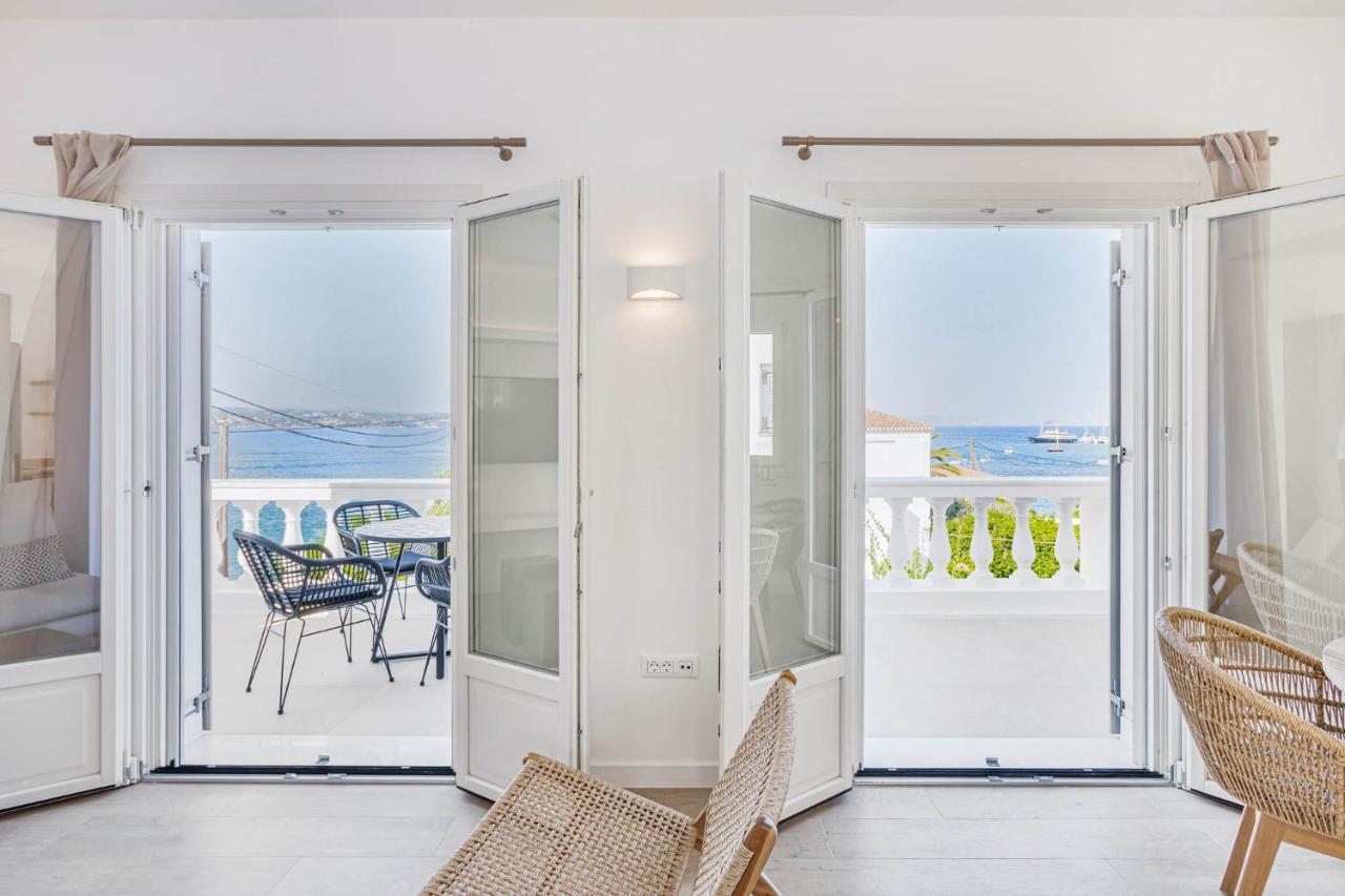 Pearl House - Luxurious New Beach Villa In Spetses Stunning View Ligoneri Exterior photo
