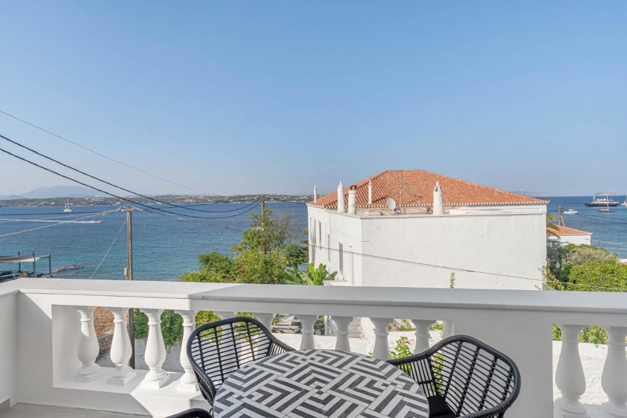 Pearl House - Luxurious New Beach Villa In Spetses Stunning View Ligoneri Exterior photo
