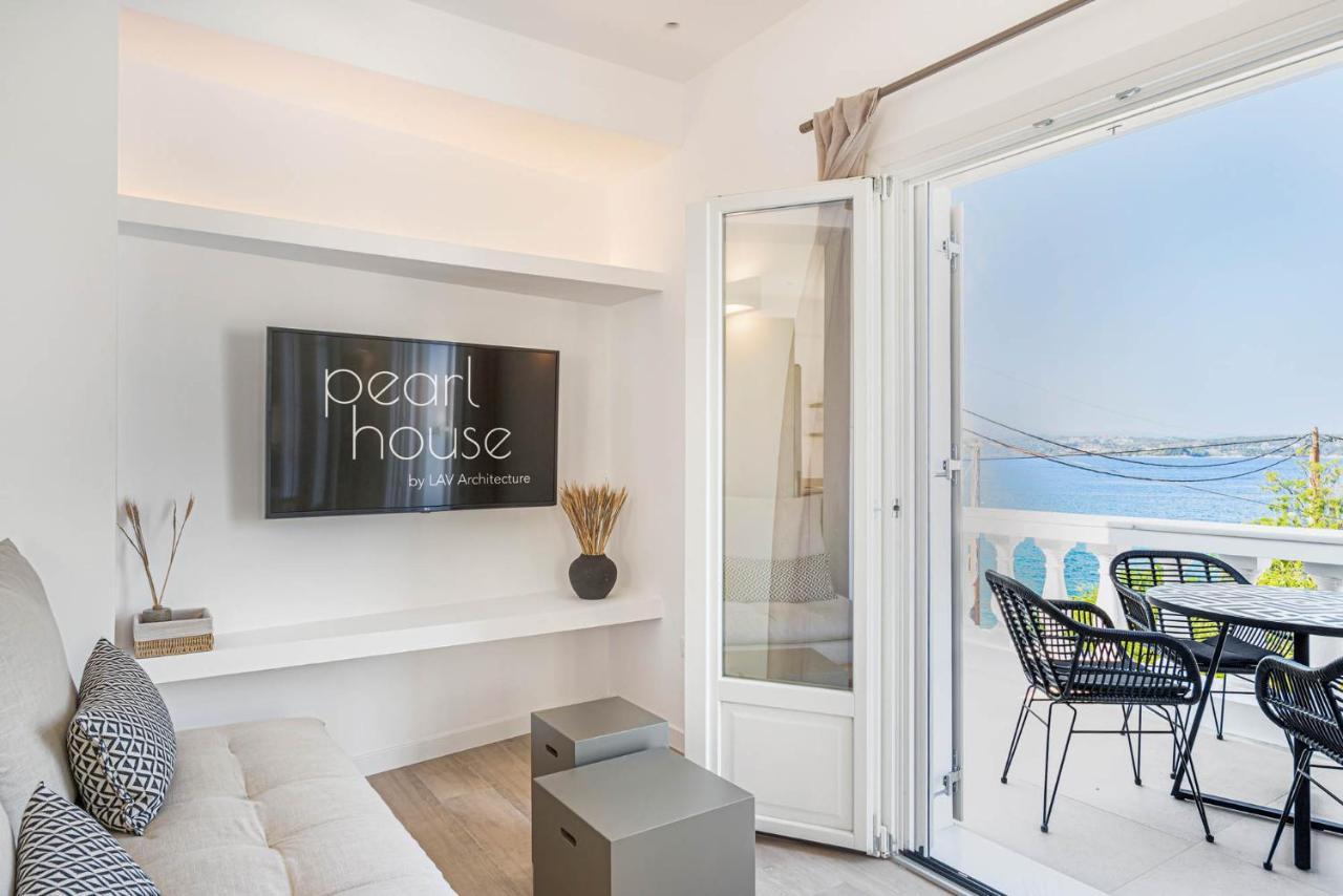 Pearl House - Luxurious New Beach Villa In Spetses Stunning View Ligoneri Exterior photo